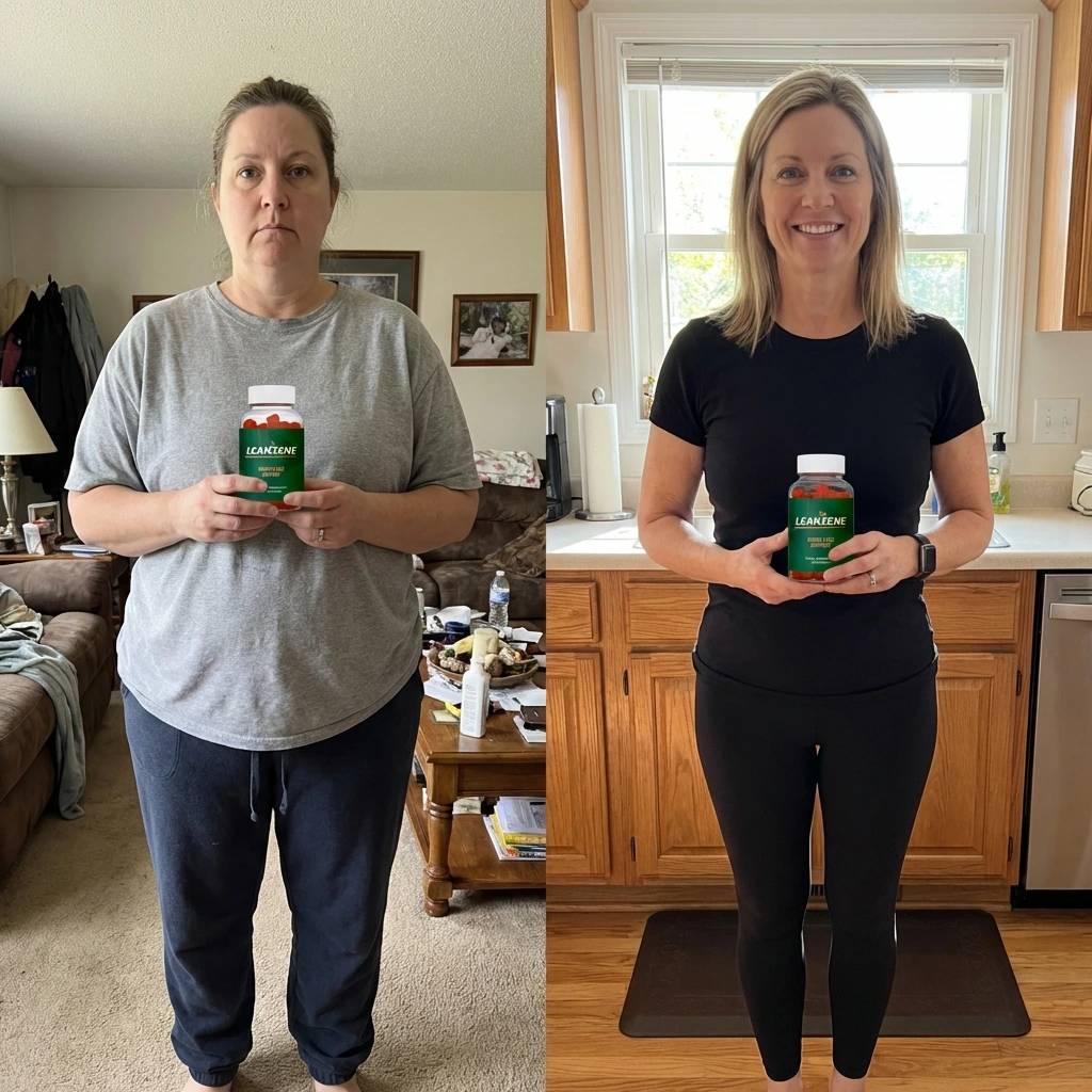 Karen Mitchell before and after Leanzene